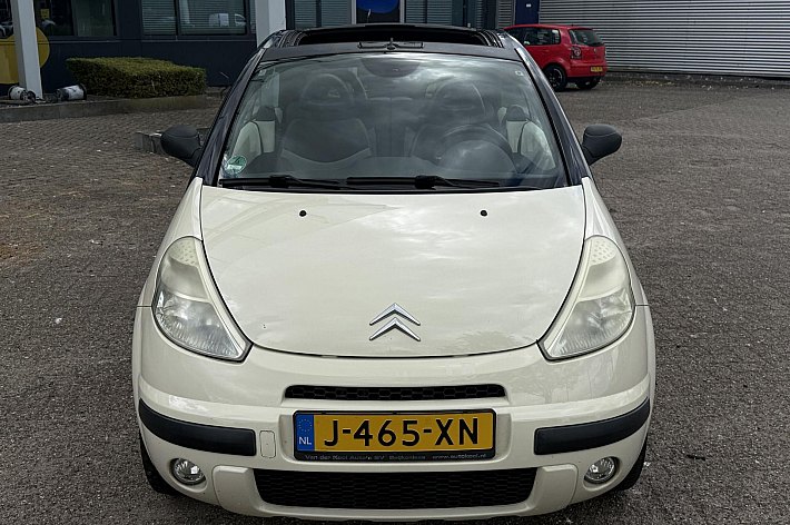 Citroën C3 Pluriel 1.4i AIRCO (STEENKOUD), WERKEND CABRIODAK, 4 ELECT RAMEN, NAVI, BLUETOOTH, CV, SPLINTERNIEUWE KOPPELING, BOEKJES