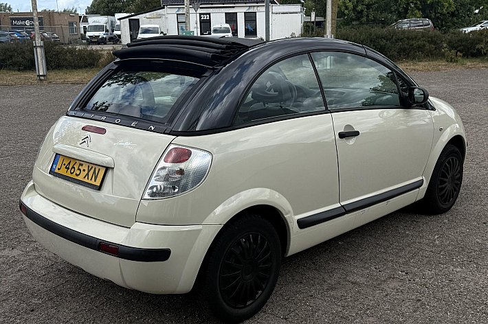 Citroën C3 Pluriel 1.4i AIRCO (STEENKOUD), WERKEND CABRIODAK, 4 ELECT RAMEN, NAVI, BLUETOOTH, CV, SPLINTERNIEUWE KOPPELING, BOEKJES