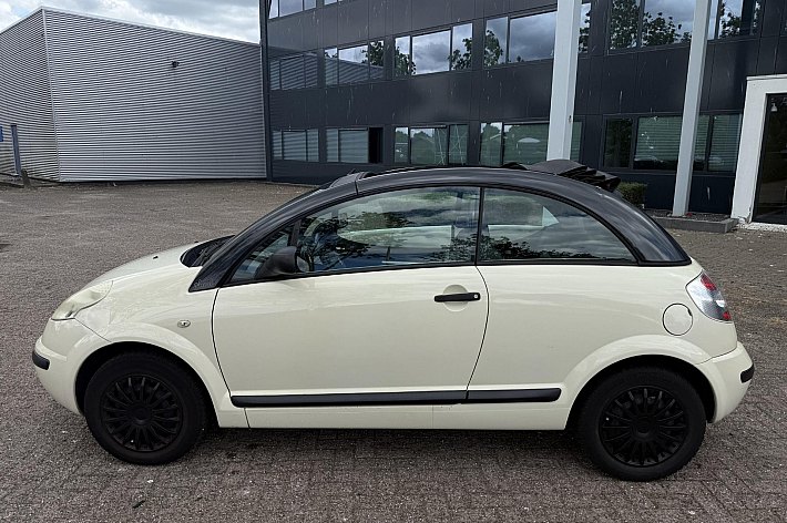 Citroën C3 Pluriel 1.4i AIRCO (STEENKOUD), WERKEND CABRIODAK, 4 ELECT RAMEN, NAVI, BLUETOOTH, CV, SPLINTERNIEUWE KOPPELING, BOEKJES