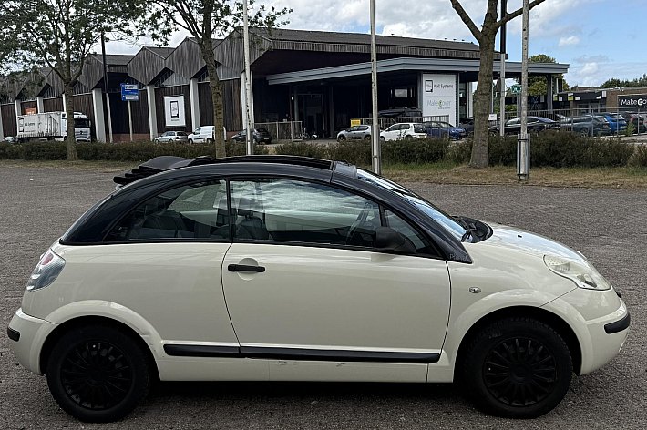 Citroën C3 Pluriel 1.4i AIRCO (STEENKOUD), WERKEND CABRIODAK, 4 ELECT RAMEN, NAVI, BLUETOOTH, CV, SPLINTERNIEUWE KOPPELING, BOEKJES
